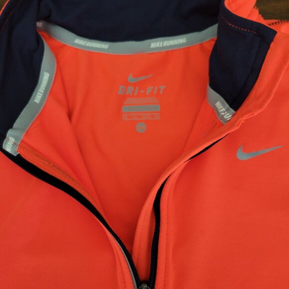 Nike Running Element Dri Fit 1/4 Zip Top Women's XS Long Sleeve Running Shirt - Picture 2 of 8